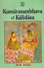 Product Description: Kālidāsa's Kumārasambhavam - includes original text and Mallinātha's and English translation and notes. Edited by M.R.Kale. Audio rendering of original text and commentary also available (Kumārasambhavam - Audio CD AP146)</br> Kumārasambhavam (Kale) (कुमारसम्भवम्)